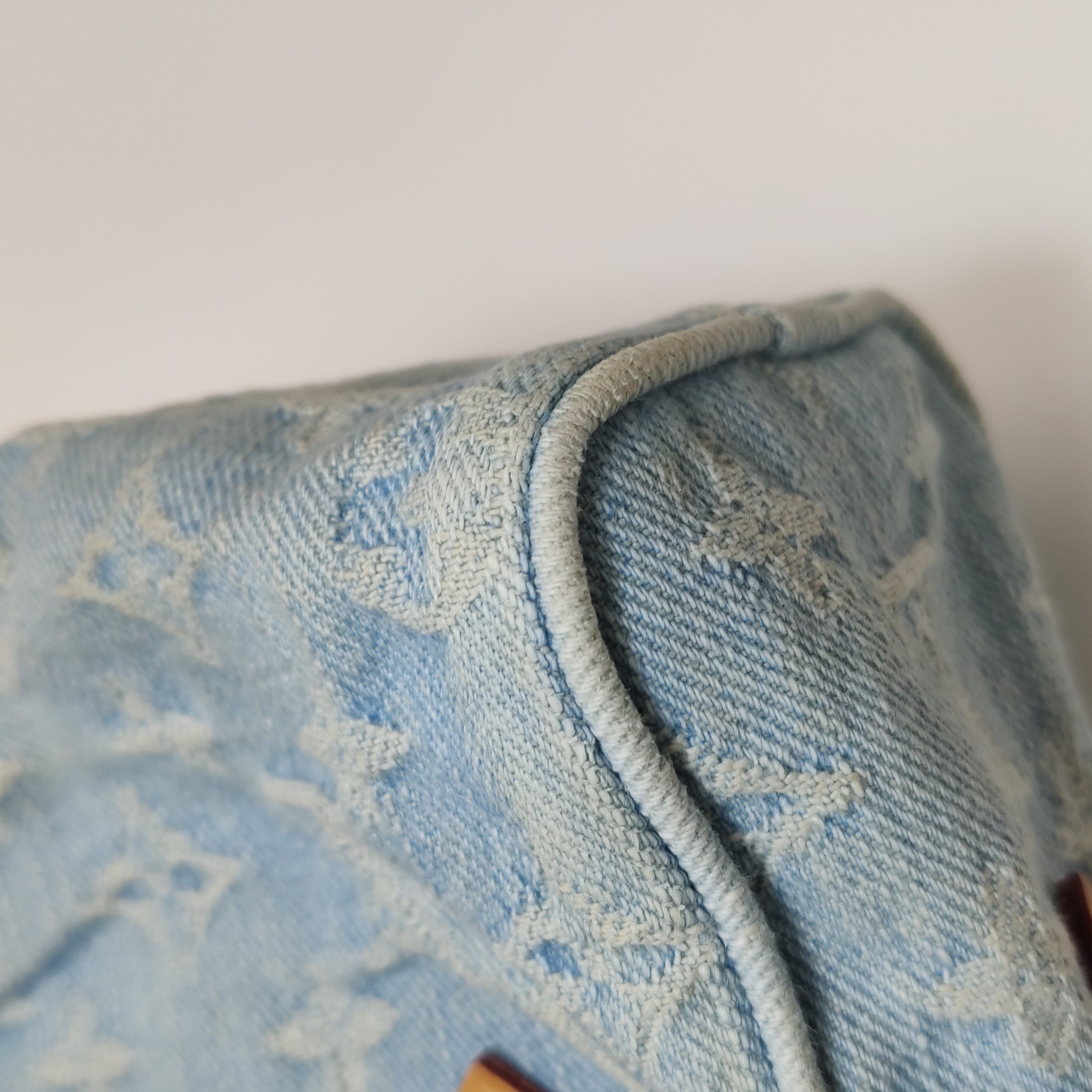 Louis Vuitton(LV) Speedy Bandouliere NM Bag Monogram Denim Sky Nano — photo 13 of 16