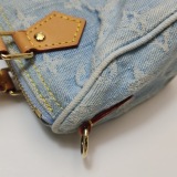 Louis Vuitton(LV) Speedy Bandouliere NM Bag Monogram Denim Sky Nano — thumbnail 11