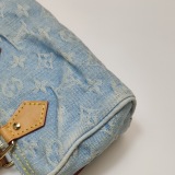 Louis Vuitton(LV) Speedy Bandouliere NM Bag Monogram Denim Sky Nano — thumbnail 14