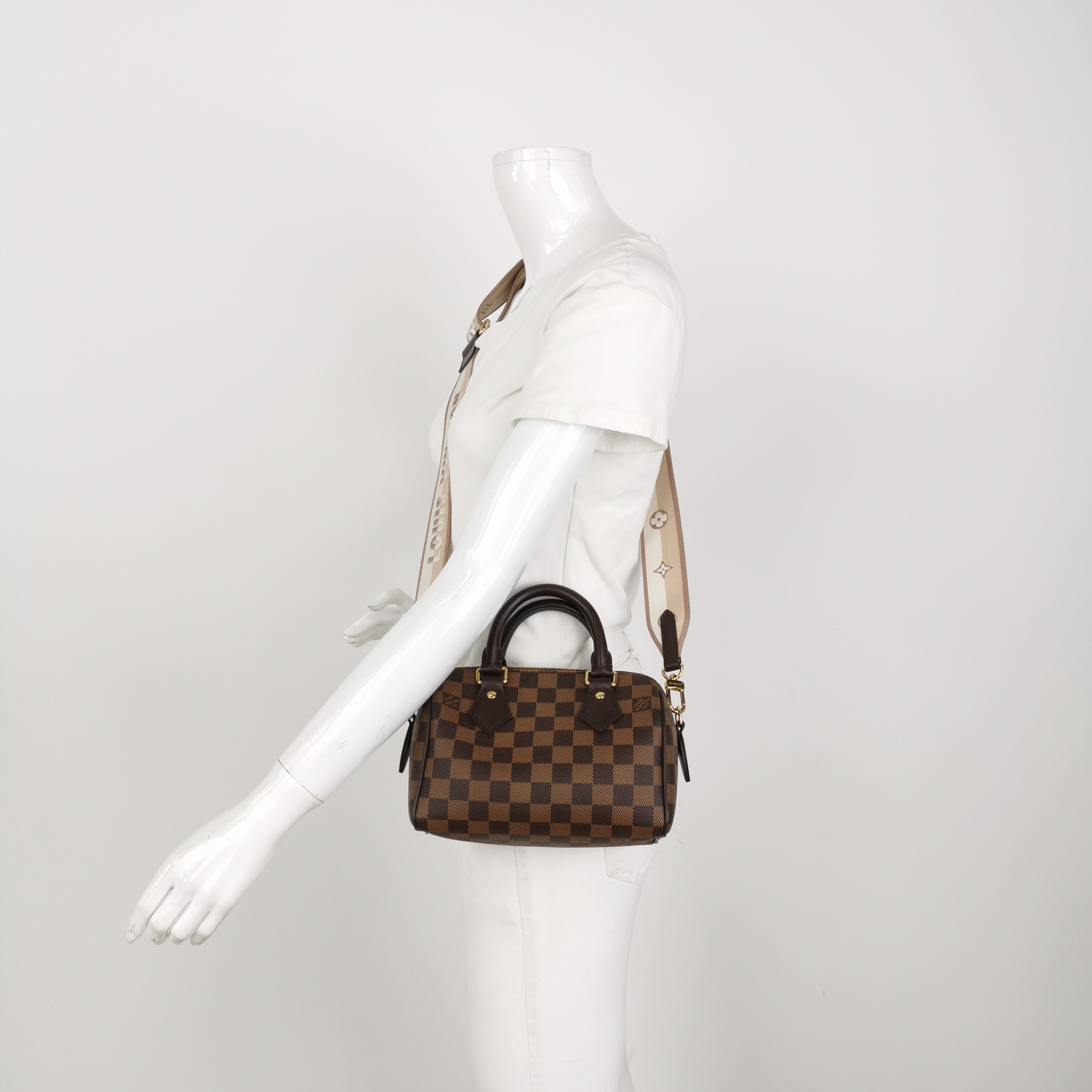 Louis Vuitton(LV) Speedy Bandouliere Bag Damier 20 — alternate view