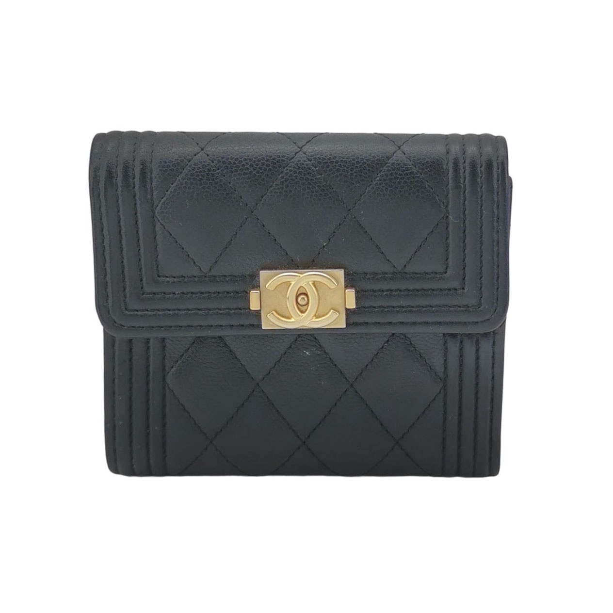 Chanel Boy Bag Quilted Caviar — photo 1 of 14