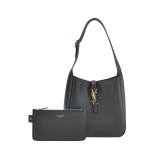 Saint Laurent Le 5 a 7 Supple Hobo Leather Small — thumbnail 1