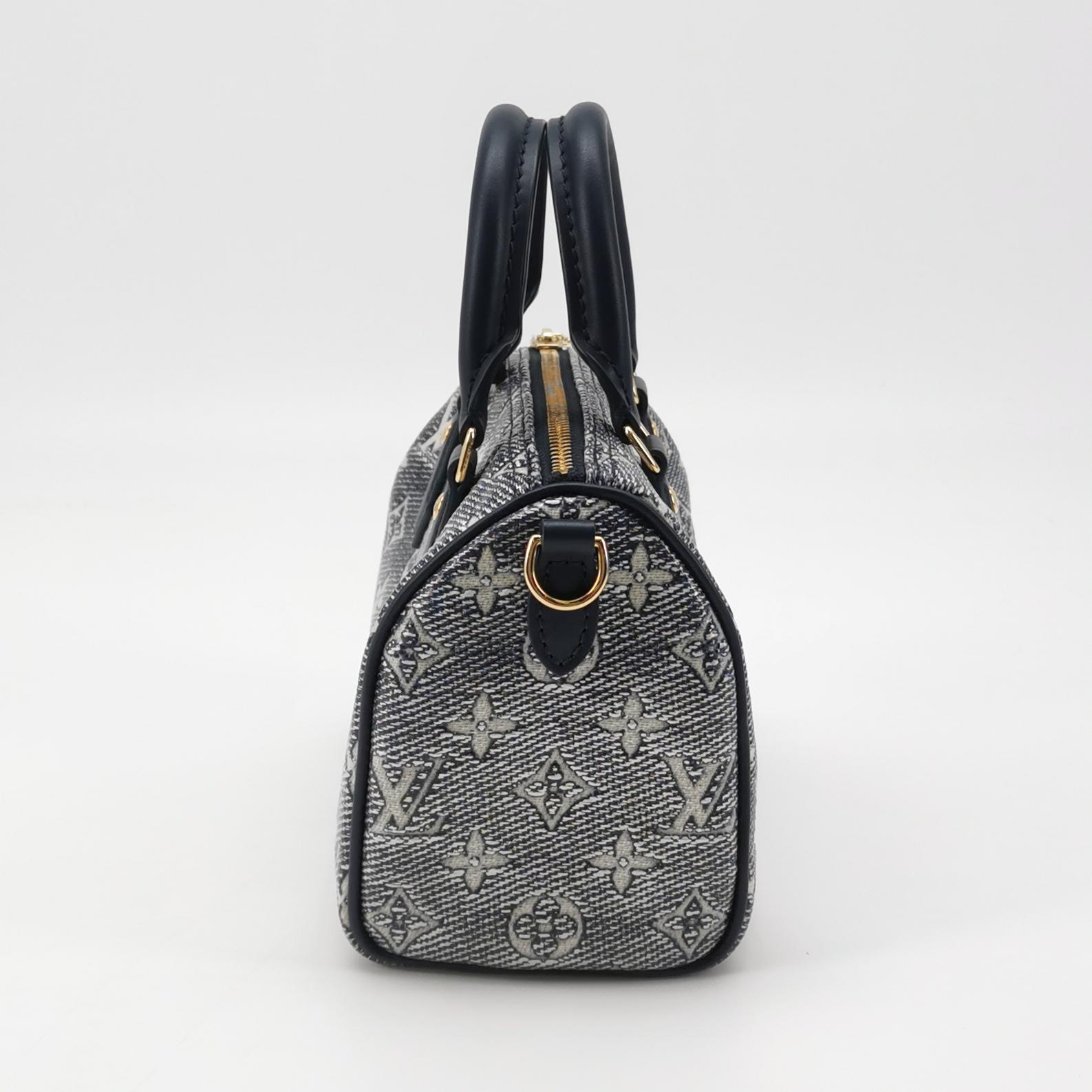 Louis Vuitton(LV) Speedy Bandouliere Bag Monoglam Jacquard Canvas 20 — photo 3 of 14