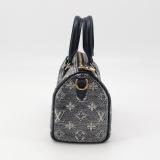 Louis Vuitton(LV) Speedy Bandouliere Bag Monoglam Jacquard Canvas 20 — thumbnail 4