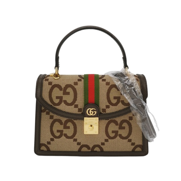 Gucci Ophidia Flap Top Handle Bag Jumbo GG Canvas Small — pre-owned, Vierlot
