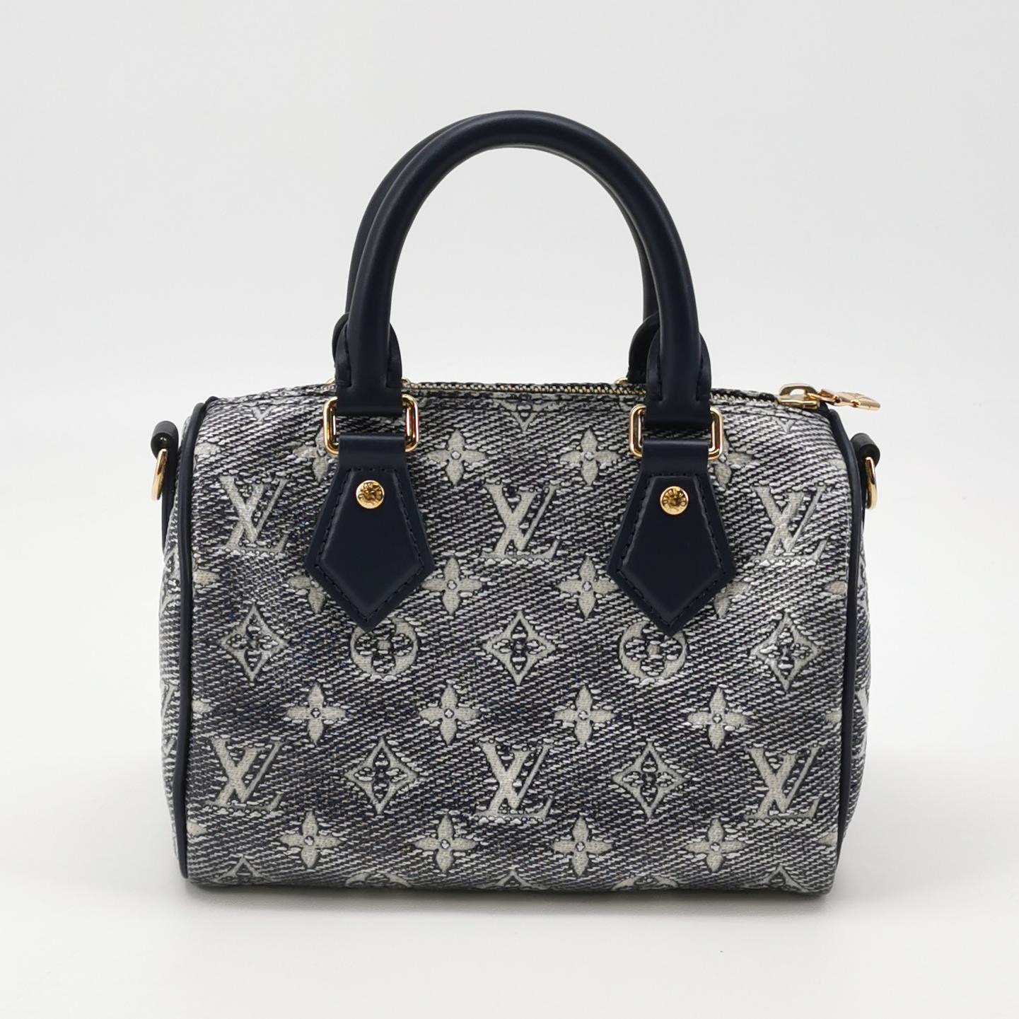 Louis Vuitton(LV) Speedy Bandouliere Bag Monoglam Jacquard Canvas 20 — photo 7 of 14