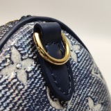 Louis Vuitton(LV) Speedy Bandouliere Bag Monoglam Jacquard Canvas 20 — thumbnail 12