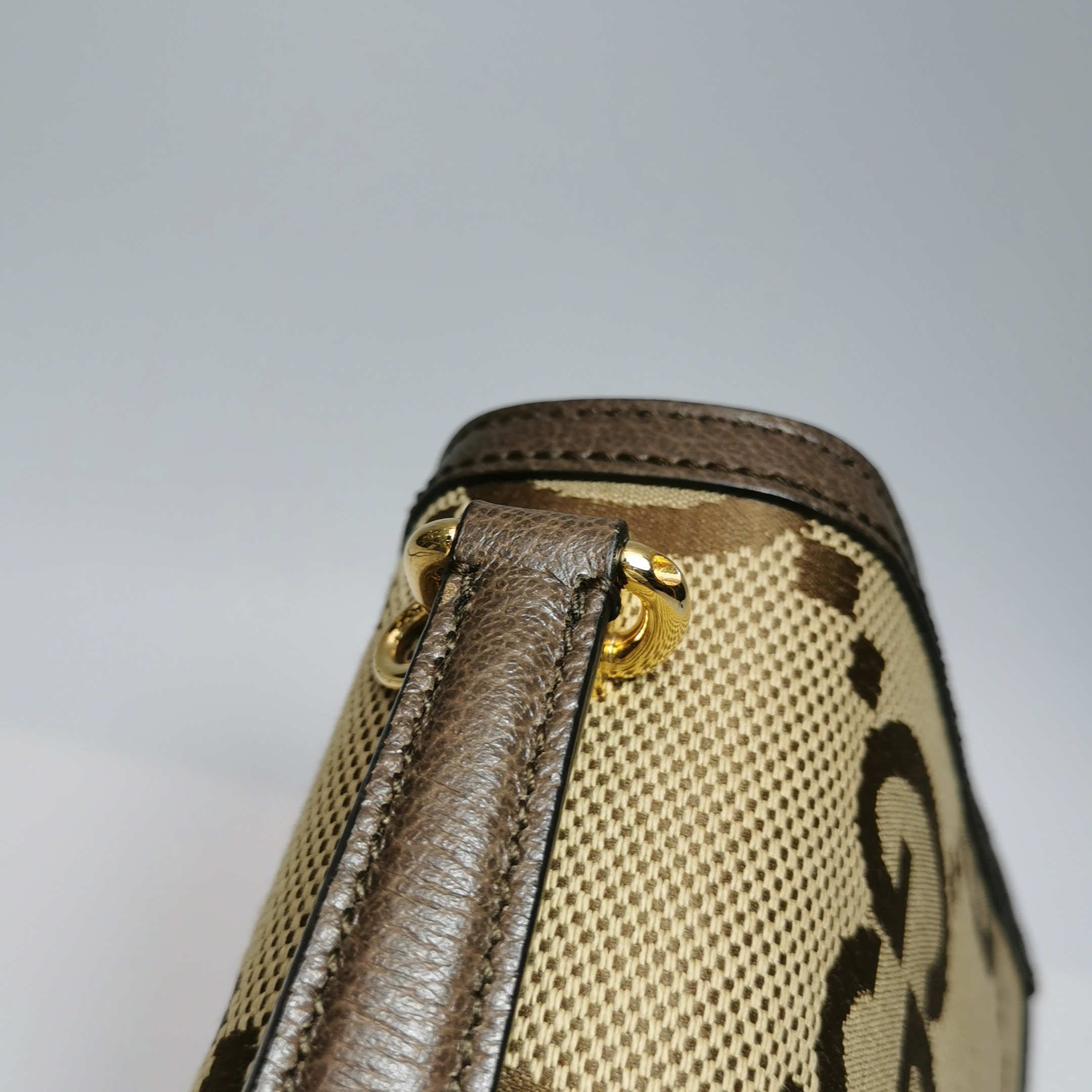 Gucci Ophidia Flap Top Handle Bag Jumbo GG Canvas Small — photo 16 of 19