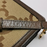 Gucci Ophidia Flap Top Handle Bag Jumbo GG Canvas Small — thumbnail 13