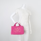 Prada Canapa Convertible Tote Canvas Mini — thumbnail 2