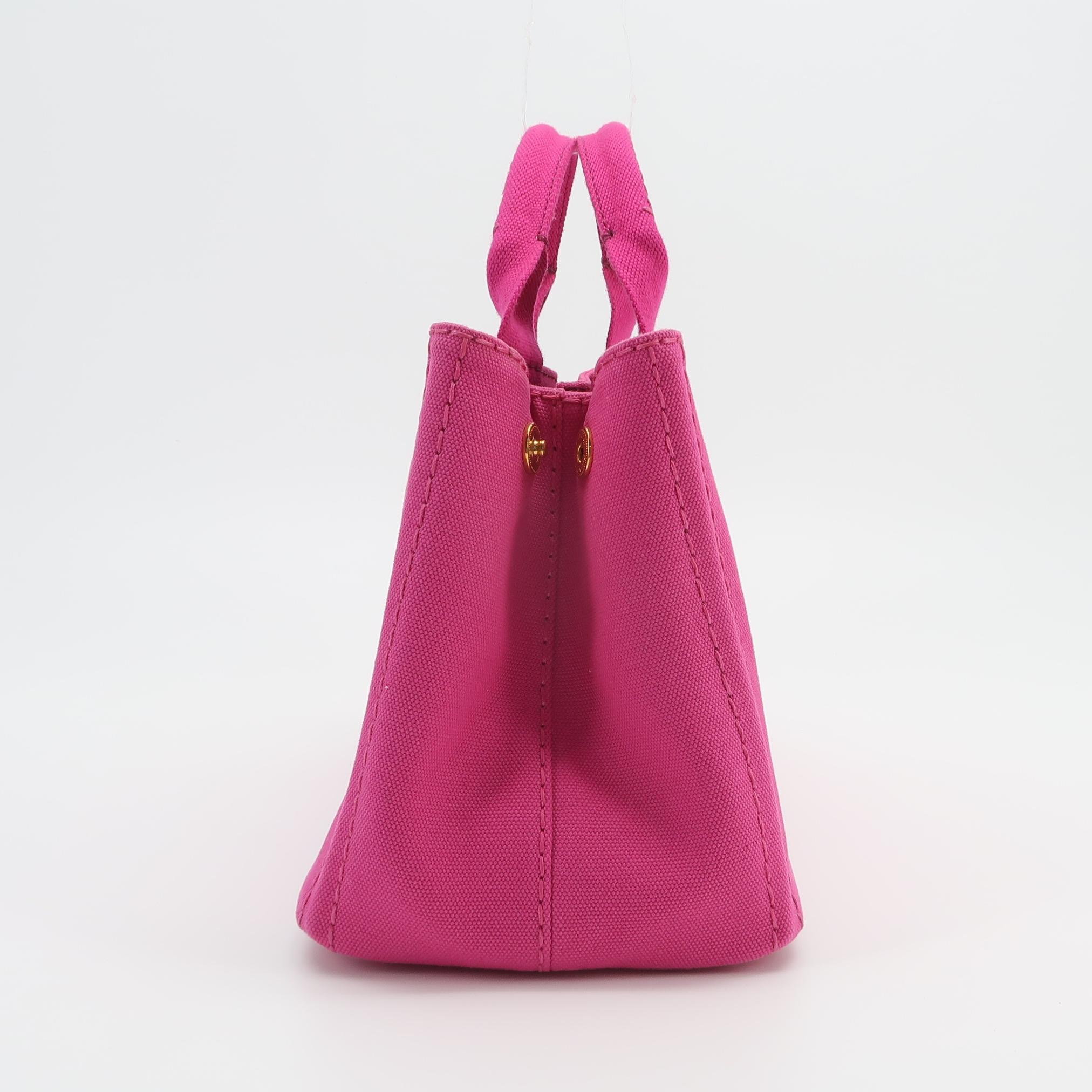 Prada Canapa Convertible Tote Canvas Mini — photo 4 of 19