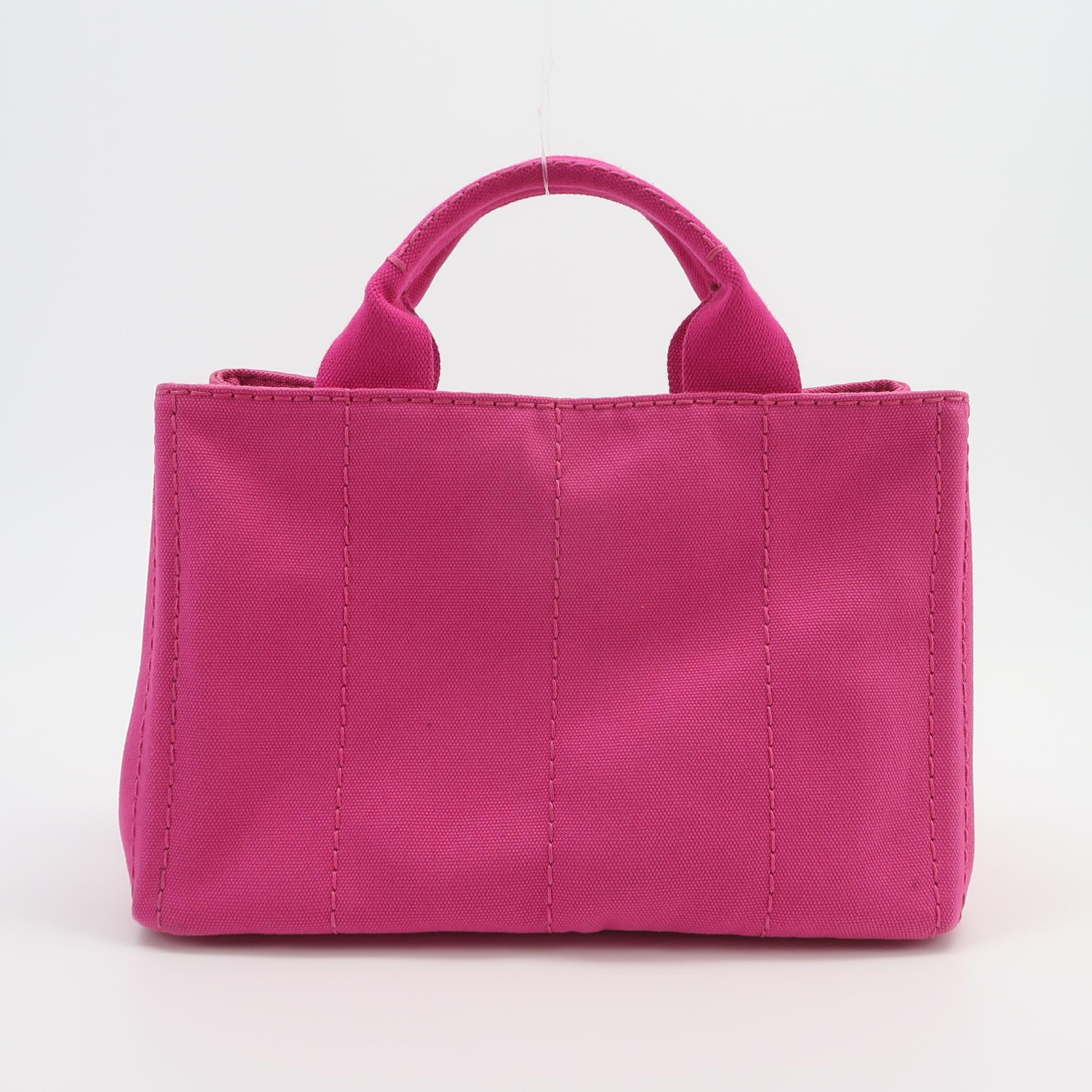 Prada Canapa Convertible Tote Canvas Mini — photo 5 of 19