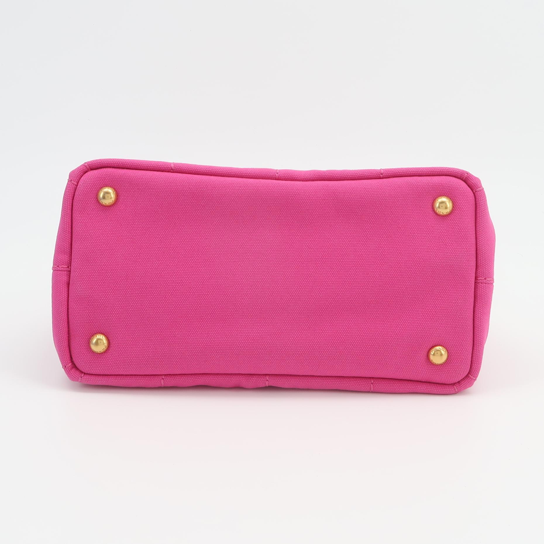 Prada Canapa Convertible Tote Canvas Mini — photo 6 of 19