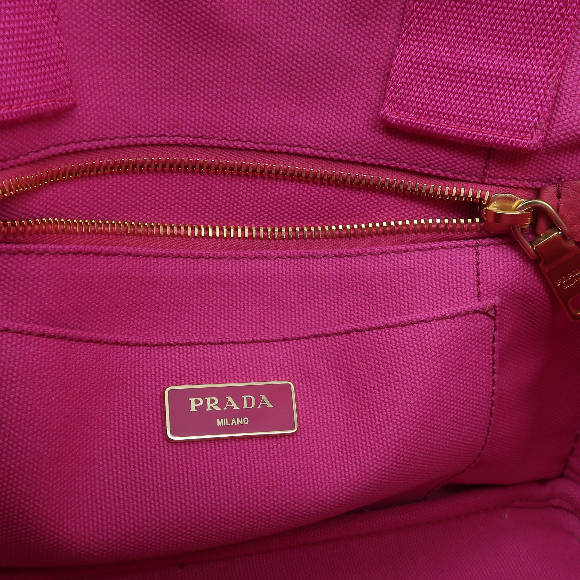 Prada Canapa Convertible Tote Canvas Mini — photo 10 of 19