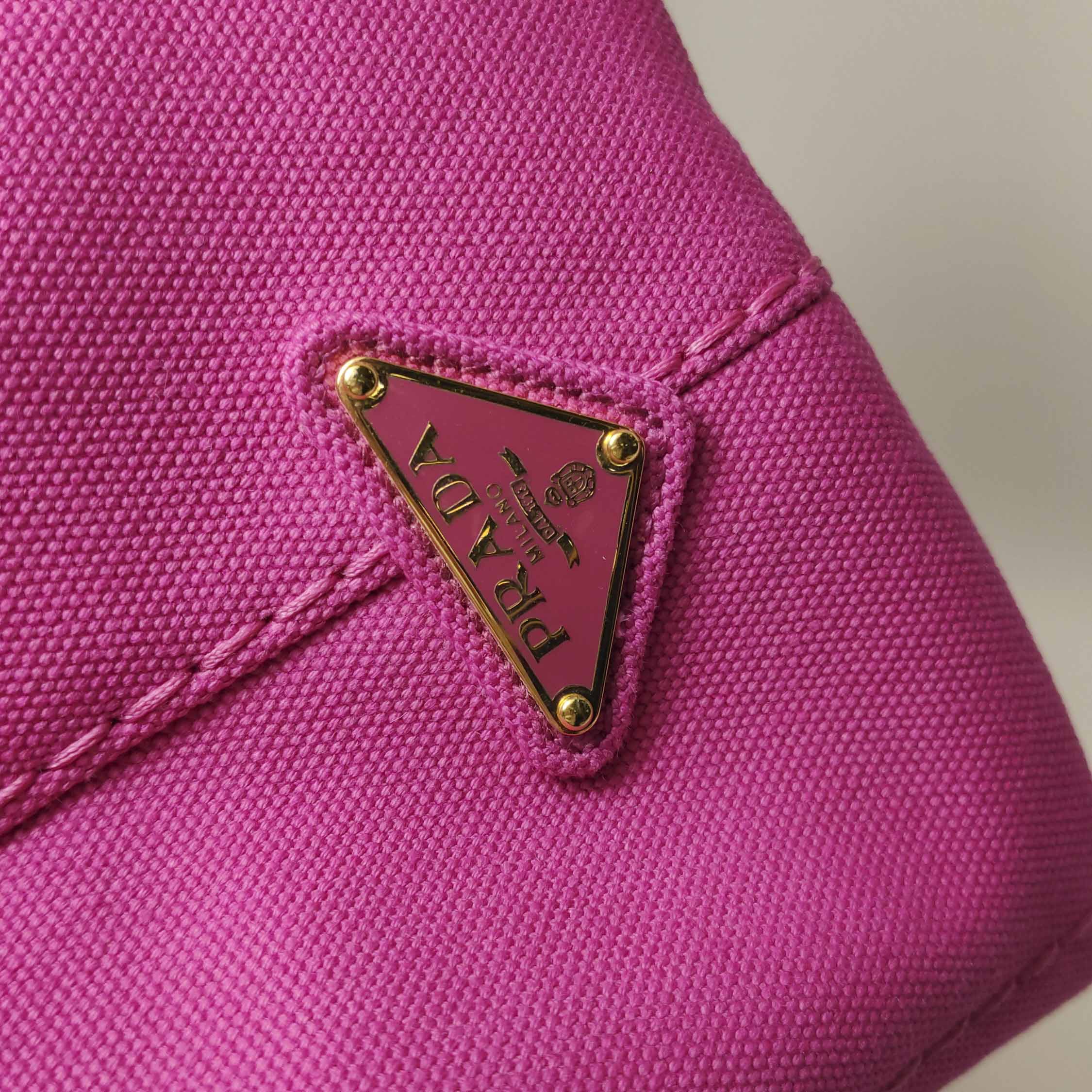 Prada Canapa Convertible Tote Canvas Mini — photo 13 of 19
