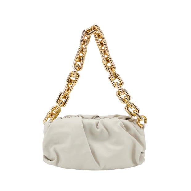 Bottega Veneta The Chain Pouch Leather — pre-owned, Vierlot