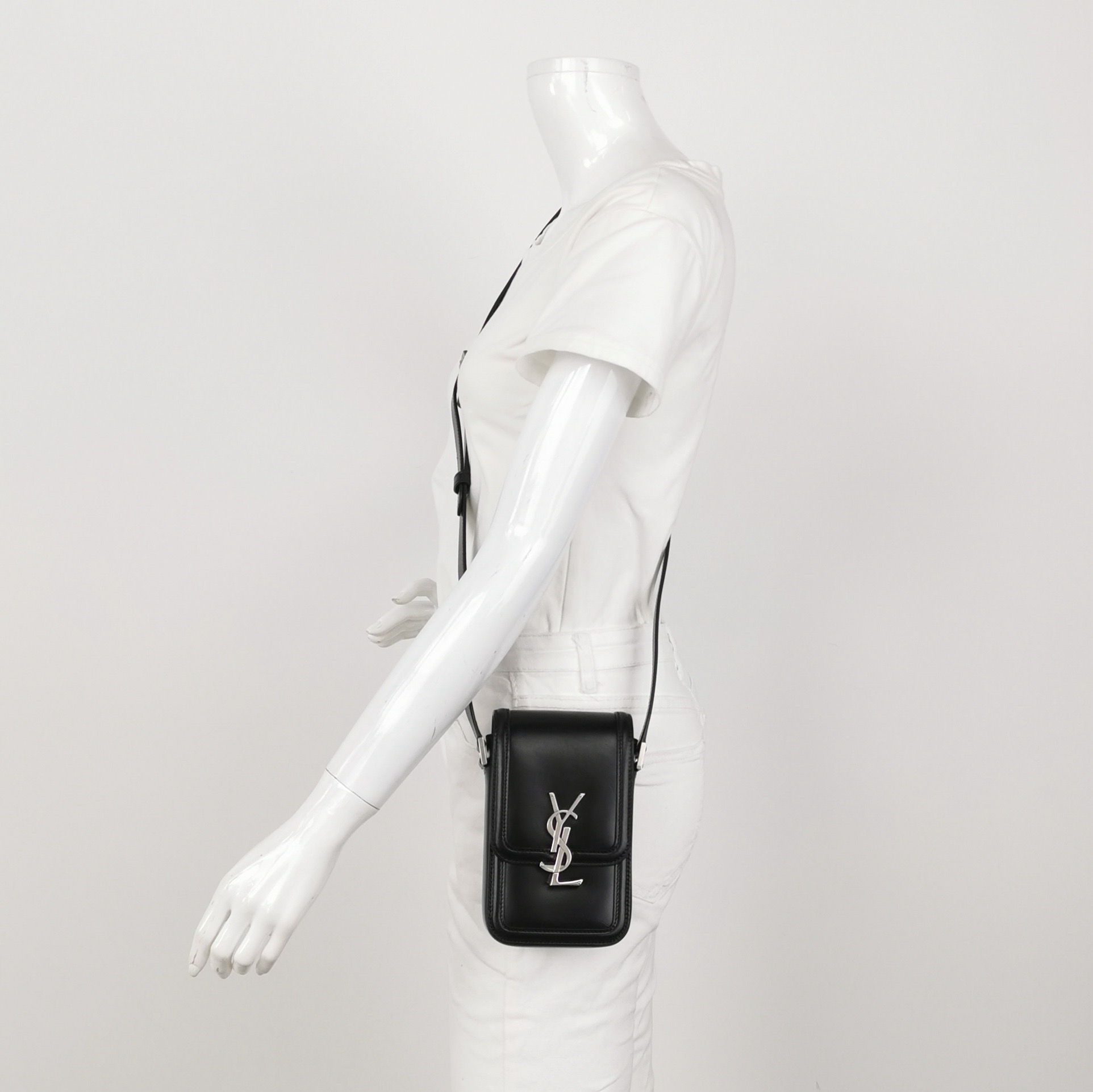 Saint Laurent Solferino Bag Leather Mini — alternate view