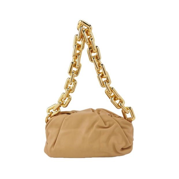 Bottega Veneta The Chain Pouch Leather — pre-owned, Vierlot