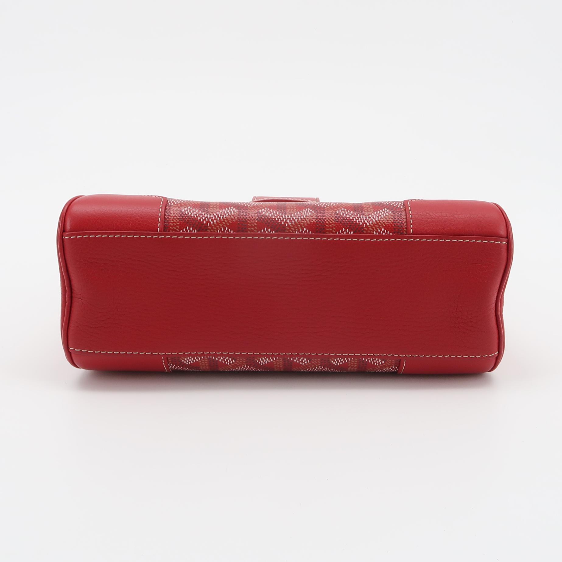 Goyard Saigon Top Handle Bag Coated Canvas with Leather Mini — photo 6 of 16