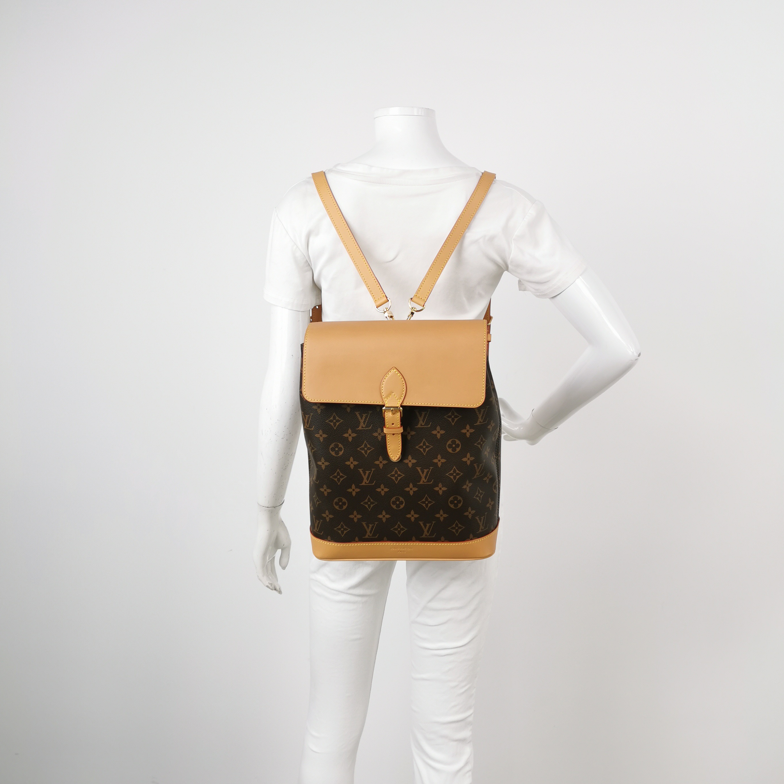 Louis Vuitton(LV) Soho Backpack Centenaire Damier — alternate view
