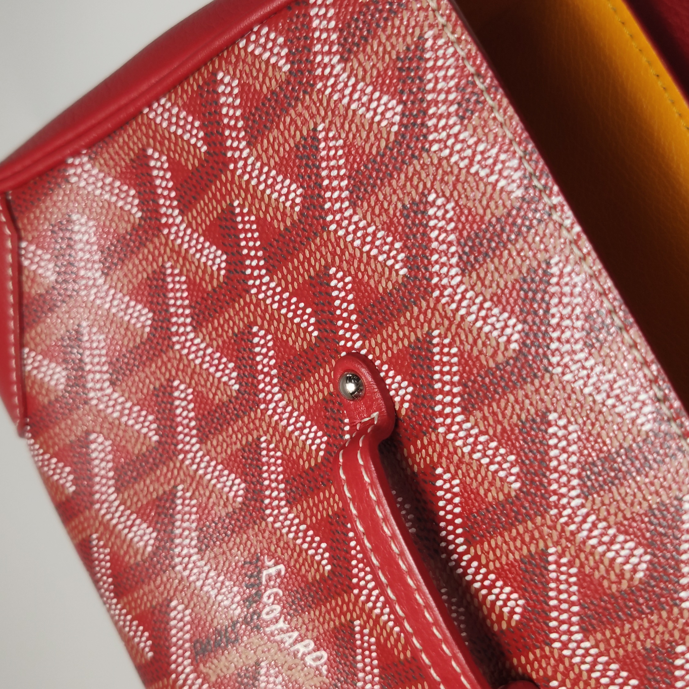 Goyard Saigon Top Handle Bag Coated Canvas with Leather Mini — photo 12 of 16