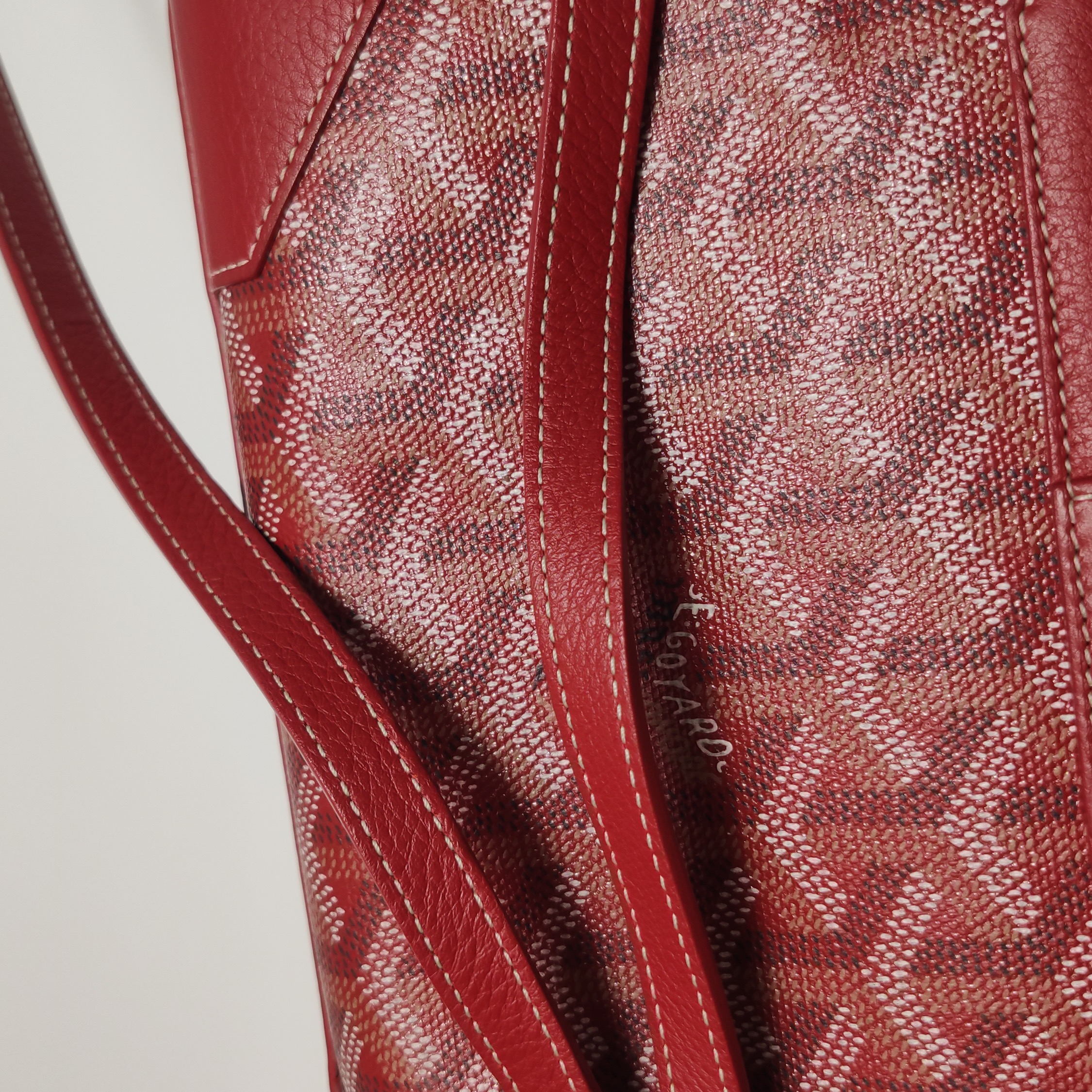 Goyard Saigon Top Handle Bag Coated Canvas with Leather Mini — photo 16 of 16