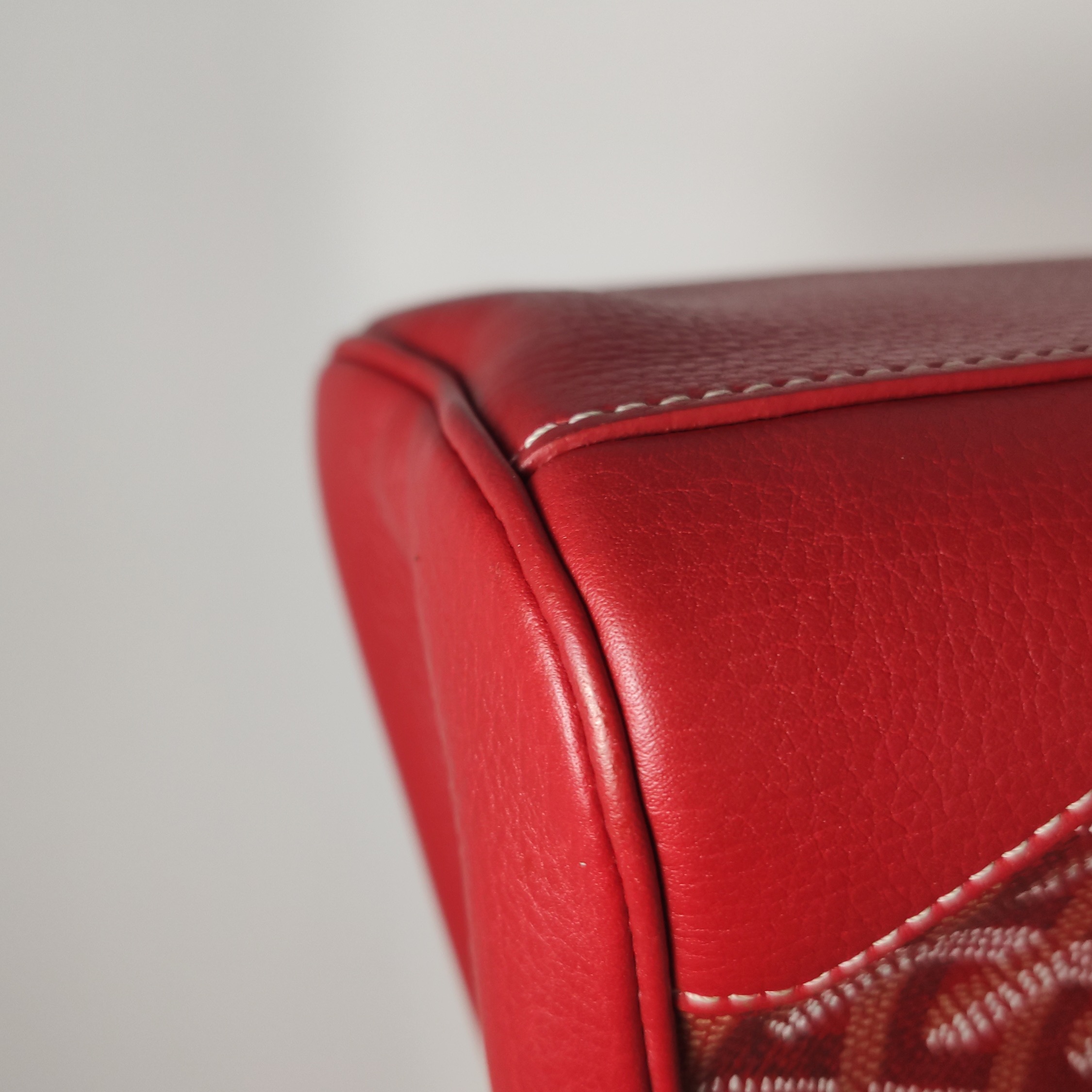 Goyard Saigon Top Handle Bag Coated Canvas with Leather Mini — photo 15 of 16