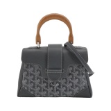 Goyard Saigon Top Handle Bag Coated Canvas with Leather Mini — thumbnail 1