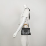 Goyard Saigon Top Handle Bag Coated Canvas with Leather Mini — thumbnail 2
