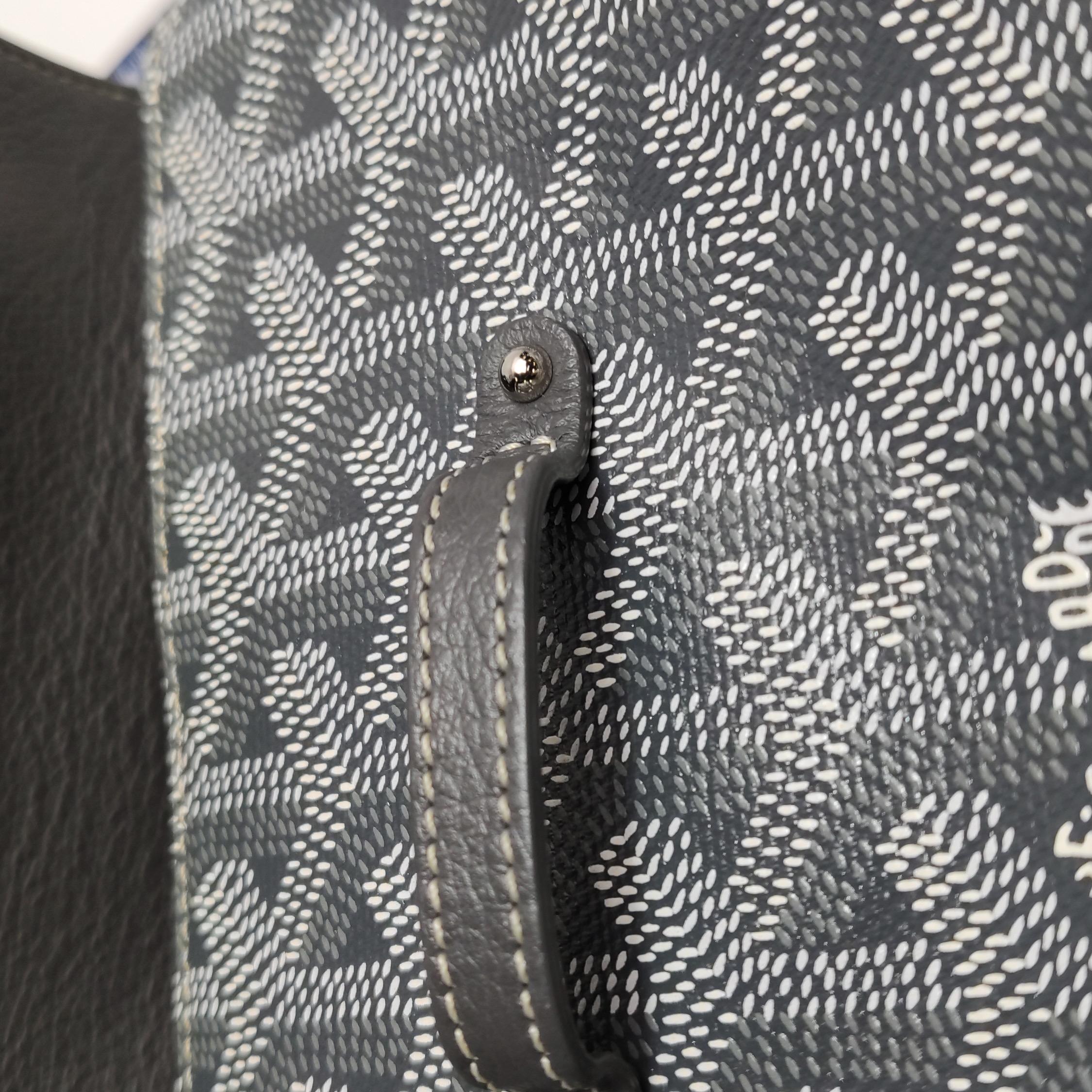Goyard Saigon Top Handle Bag Coated Canvas with Leather Mini — photo 14 of 15