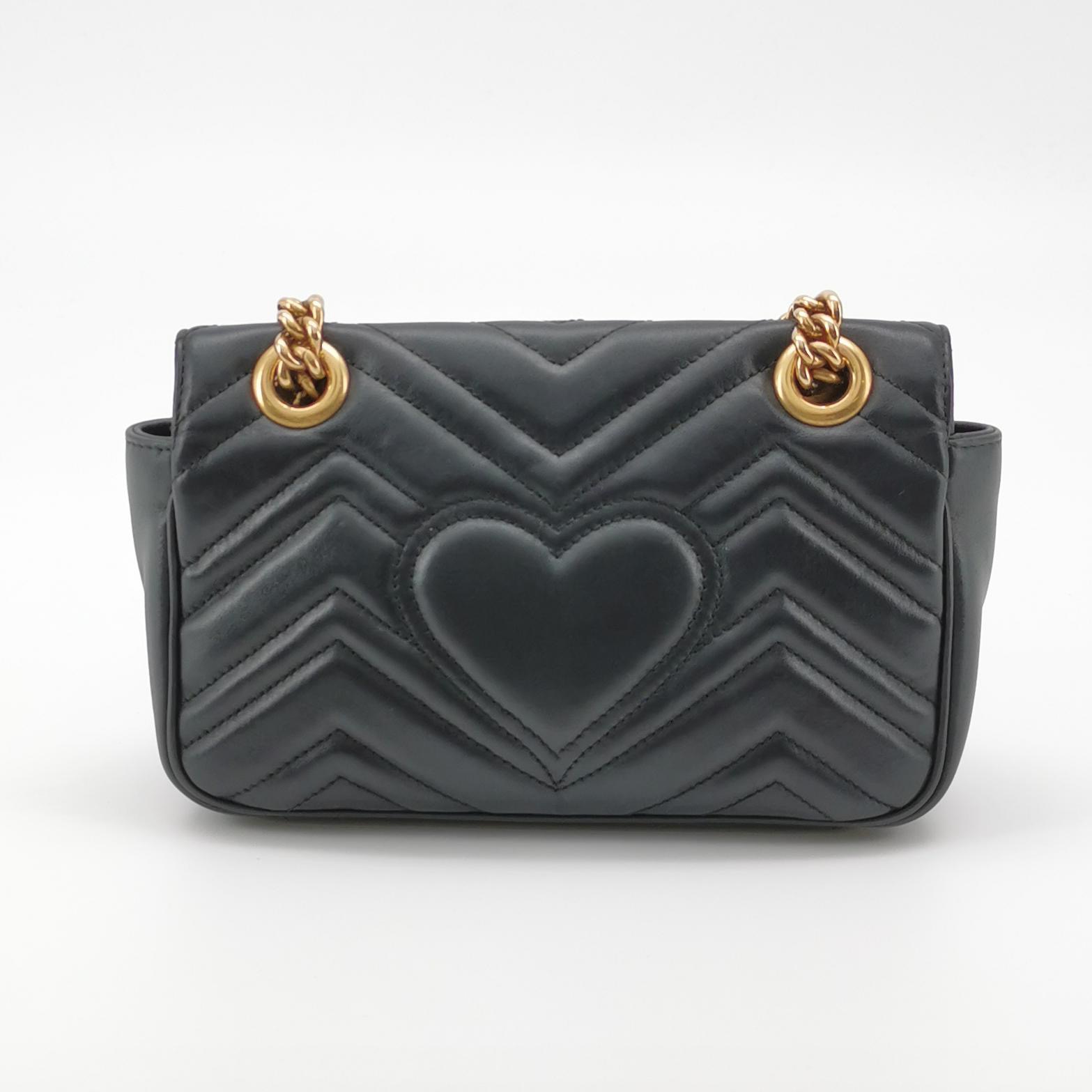 Gucci GG Marmont Flap Bag Matelasse Leather Small — photo 5 of 22