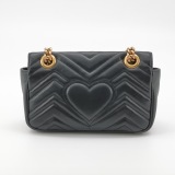 Gucci GG Marmont Flap Bag Matelasse Leather Small — thumbnail 5