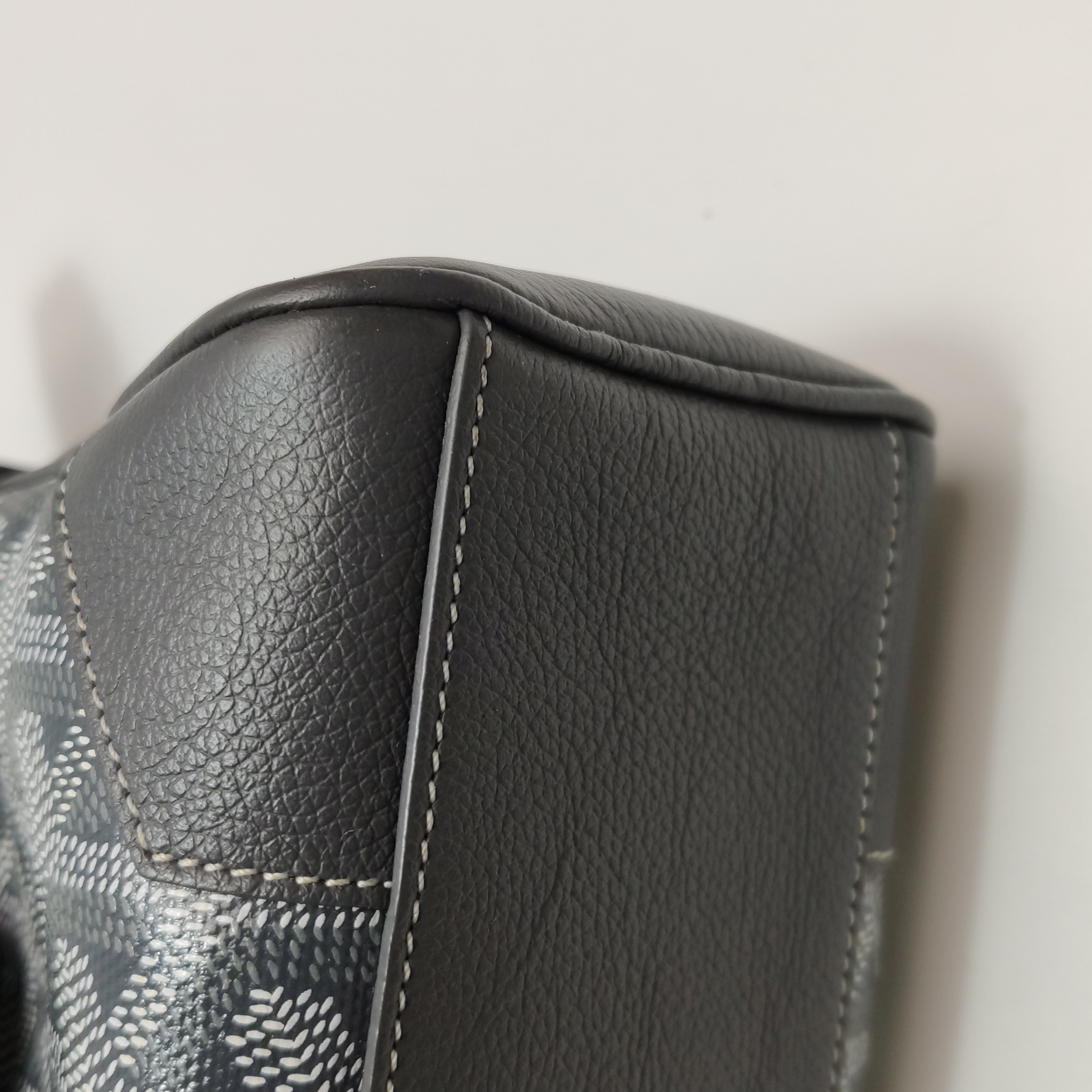 Goyard Saigon Top Handle Bag Coated Canvas with Leather Mini — photo 13 of 15
