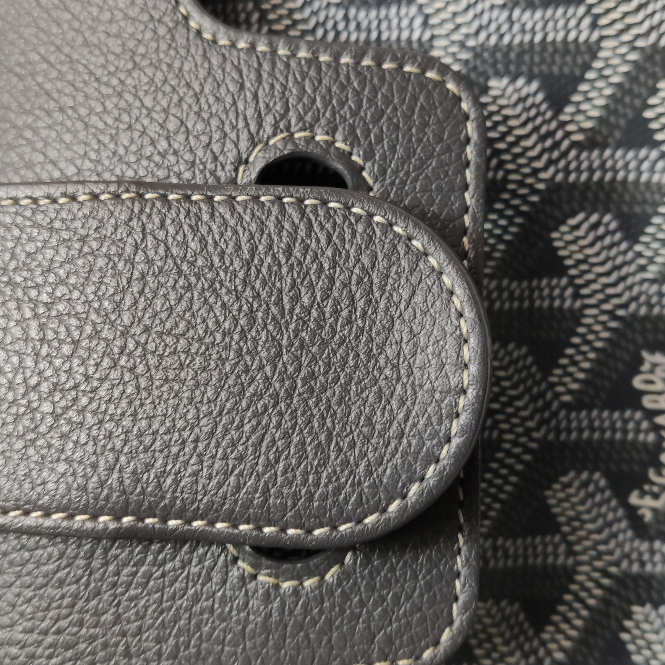 Goyard Saigon Top Handle Bag Coated Canvas with Leather Mini — photo 10 of 15
