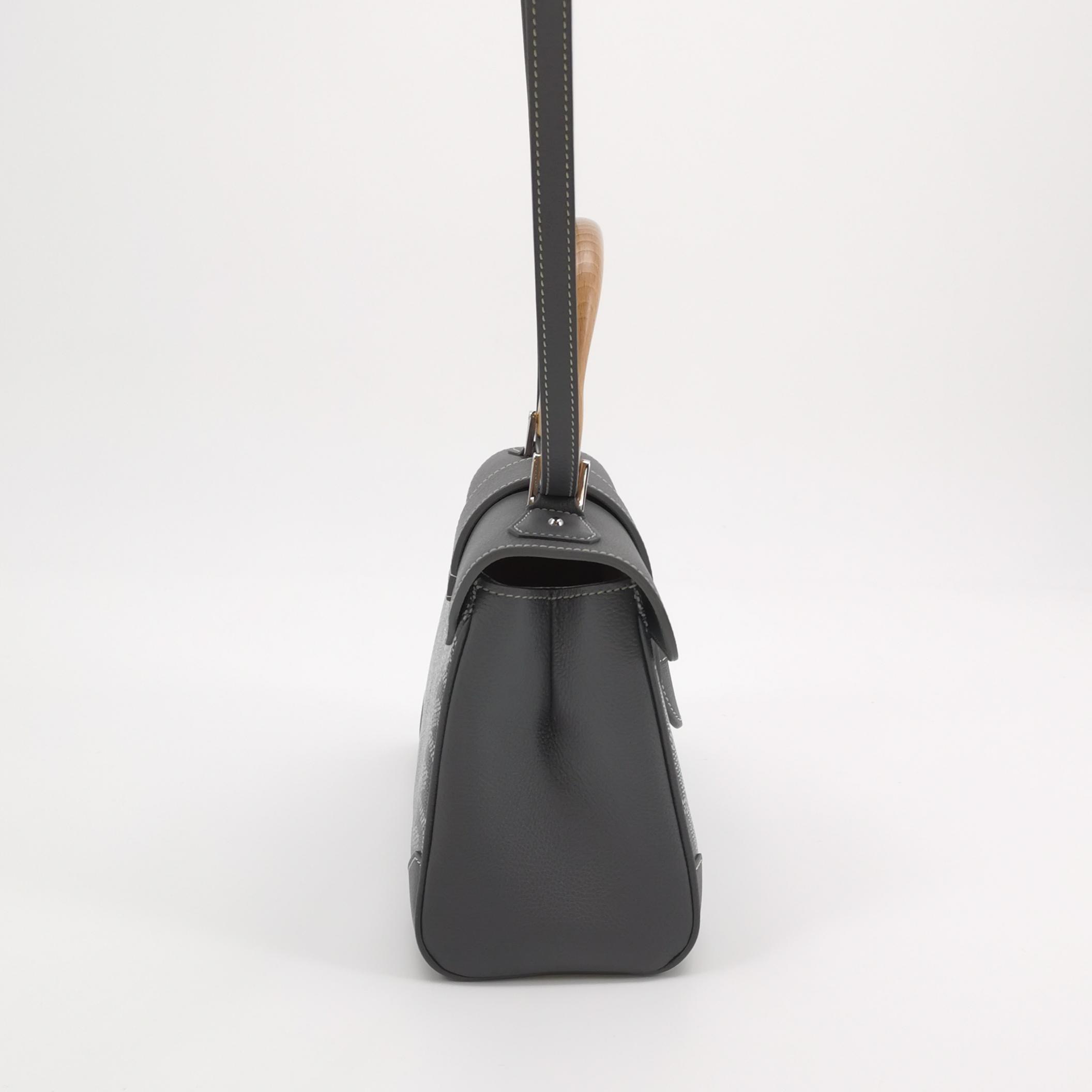 Goyard Saigon Top Handle Bag Coated Canvas with Leather Mini — photo 4 of 15