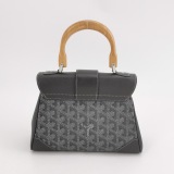Goyard Saigon Top Handle Bag Coated Canvas with Leather Mini — thumbnail 3