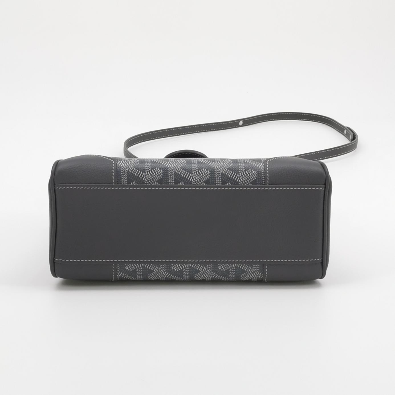 Goyard Saigon Top Handle Bag Coated Canvas with Leather Mini — photo 6 of 13