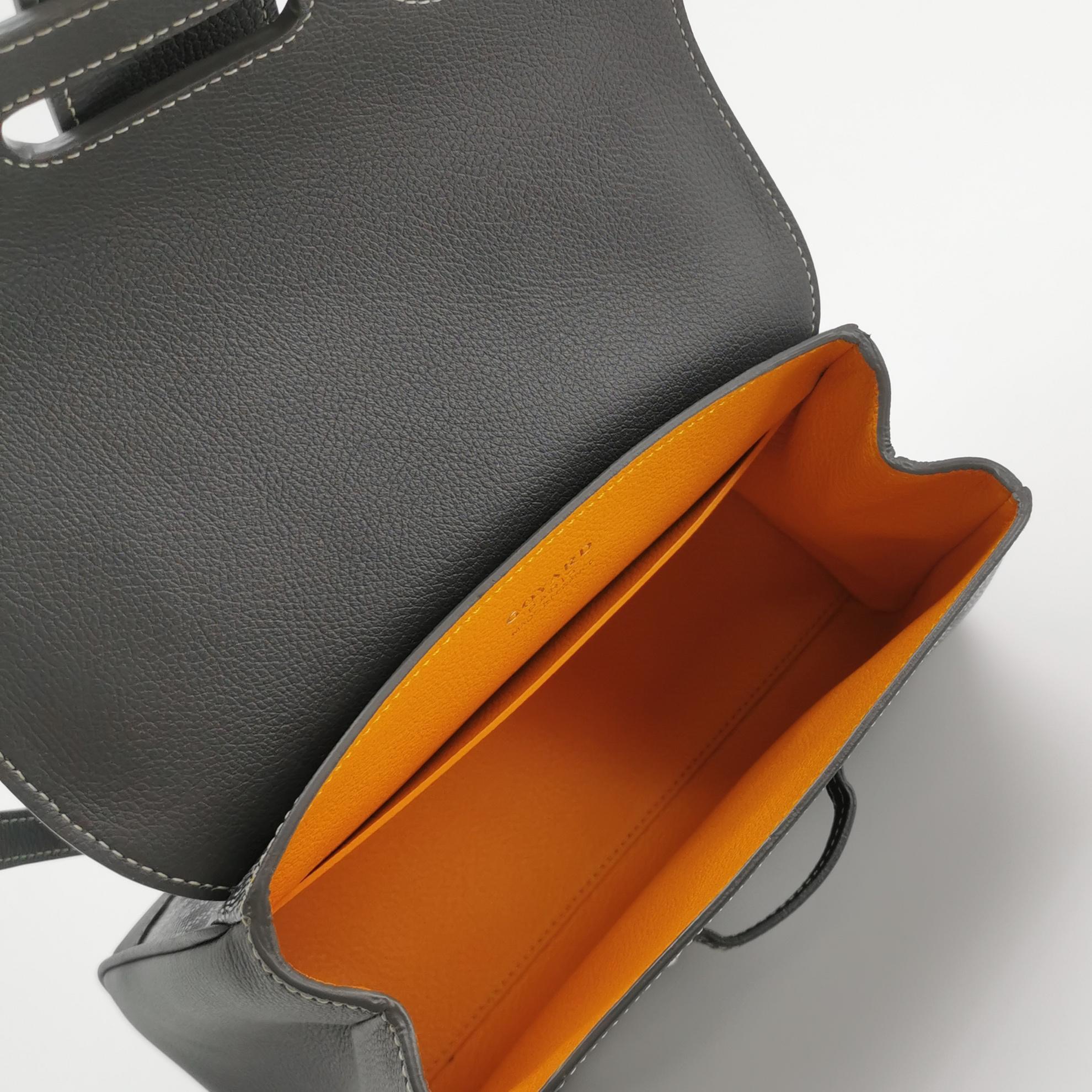 Goyard Saigon Top Handle Bag Coated Canvas with Leather Mini — photo 7 of 13