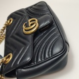 Gucci GG Marmont Flap Bag Matelasse Leather Small — thumbnail 22