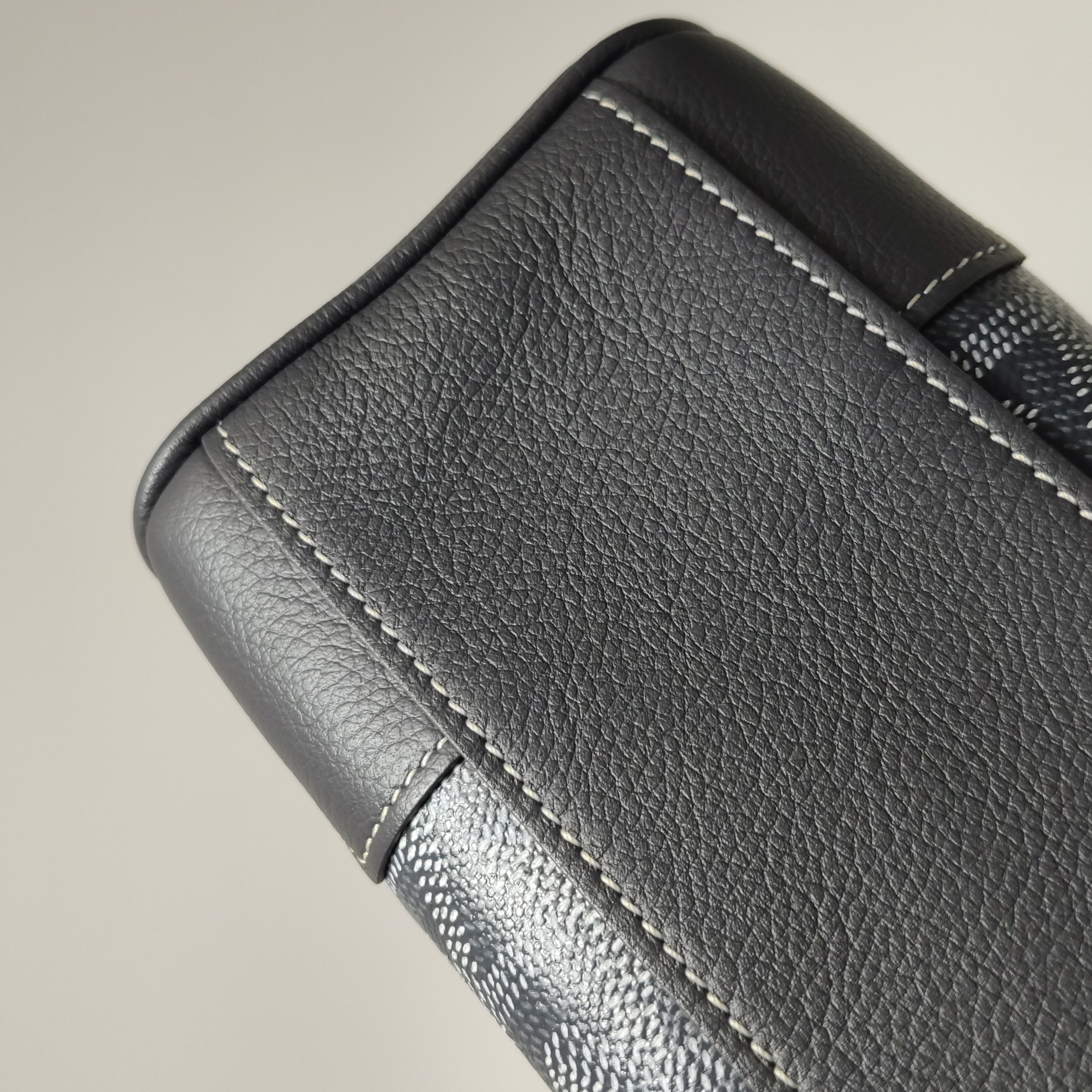 Goyard Saigon Top Handle Bag Coated Canvas with Leather Mini — photo 11 of 13