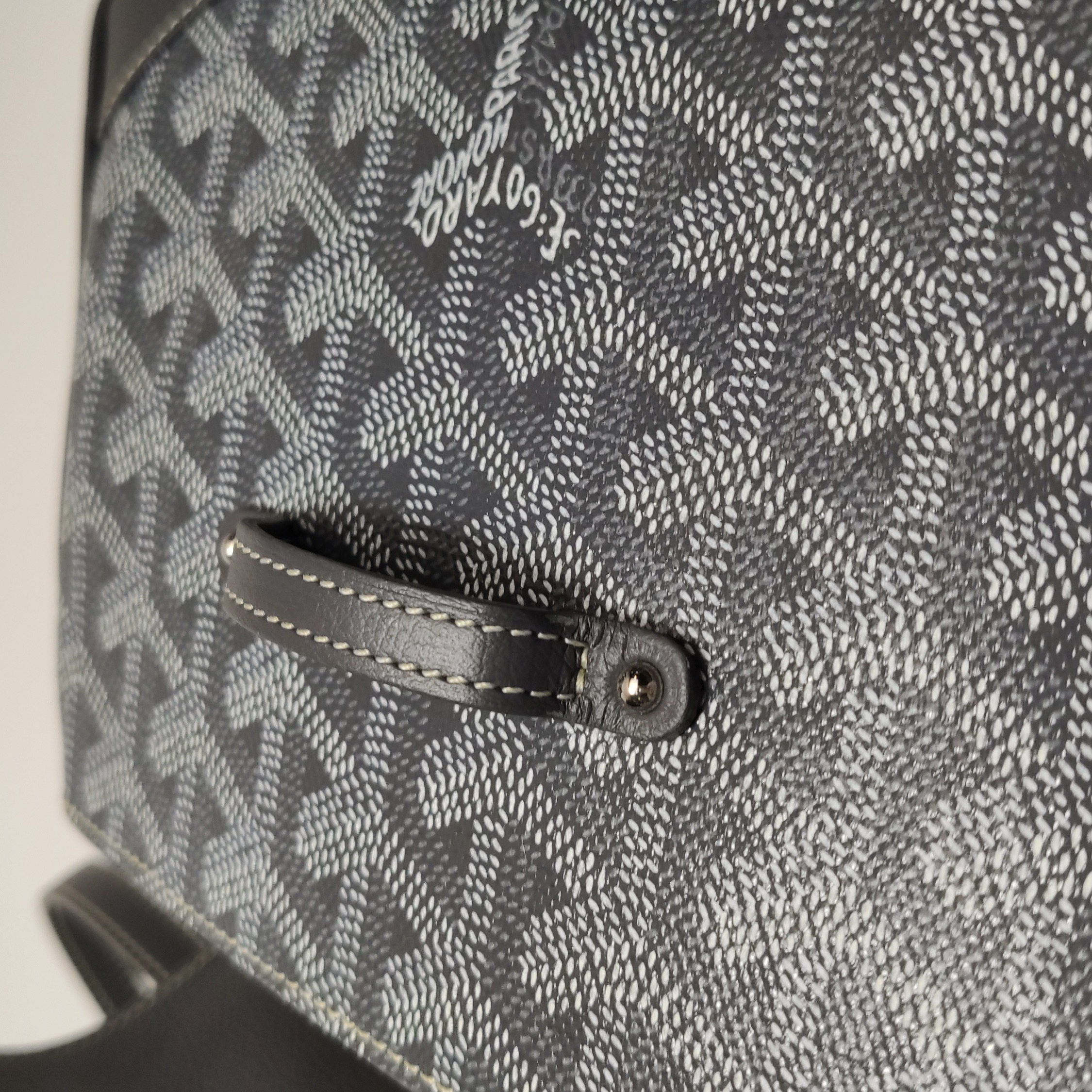 Goyard Saigon Top Handle Bag Coated Canvas with Leather Mini — photo 9 of 13