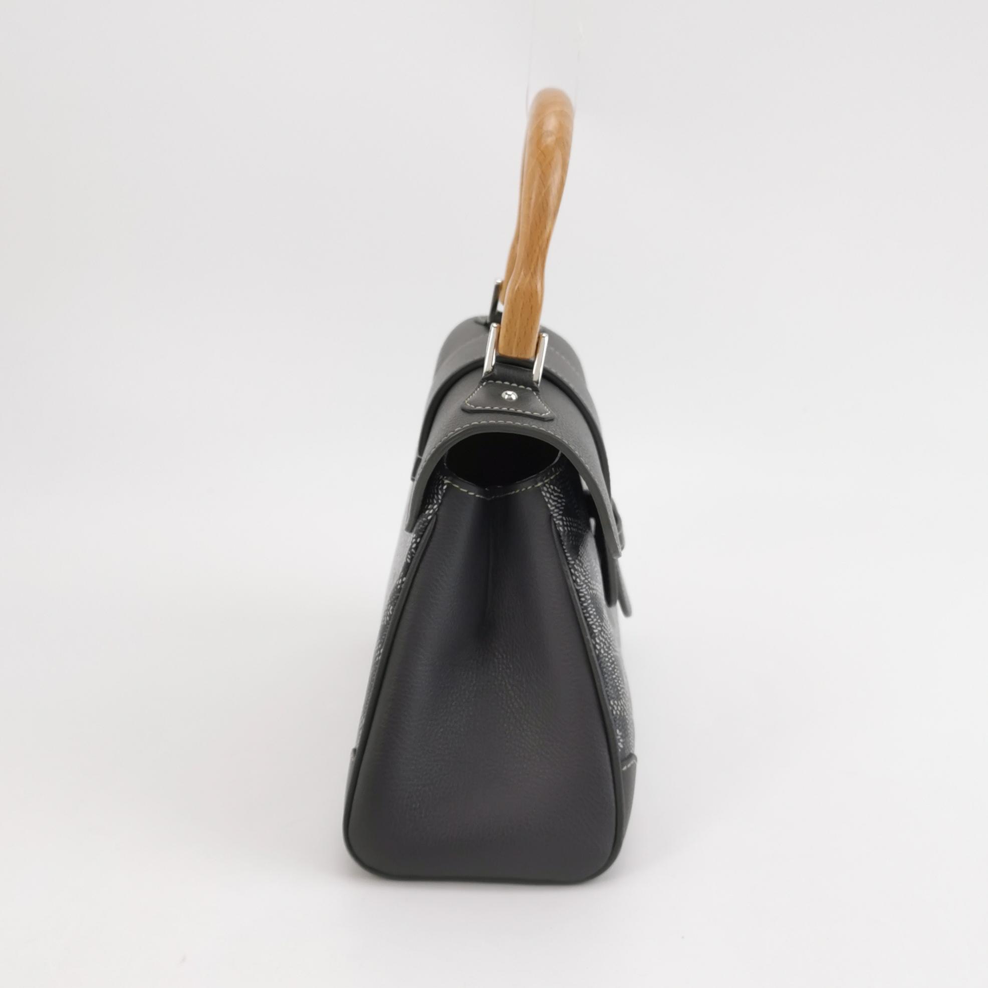 Goyard Saigon Top Handle Bag Coated Canvas with Leather Mini — photo 5 of 15