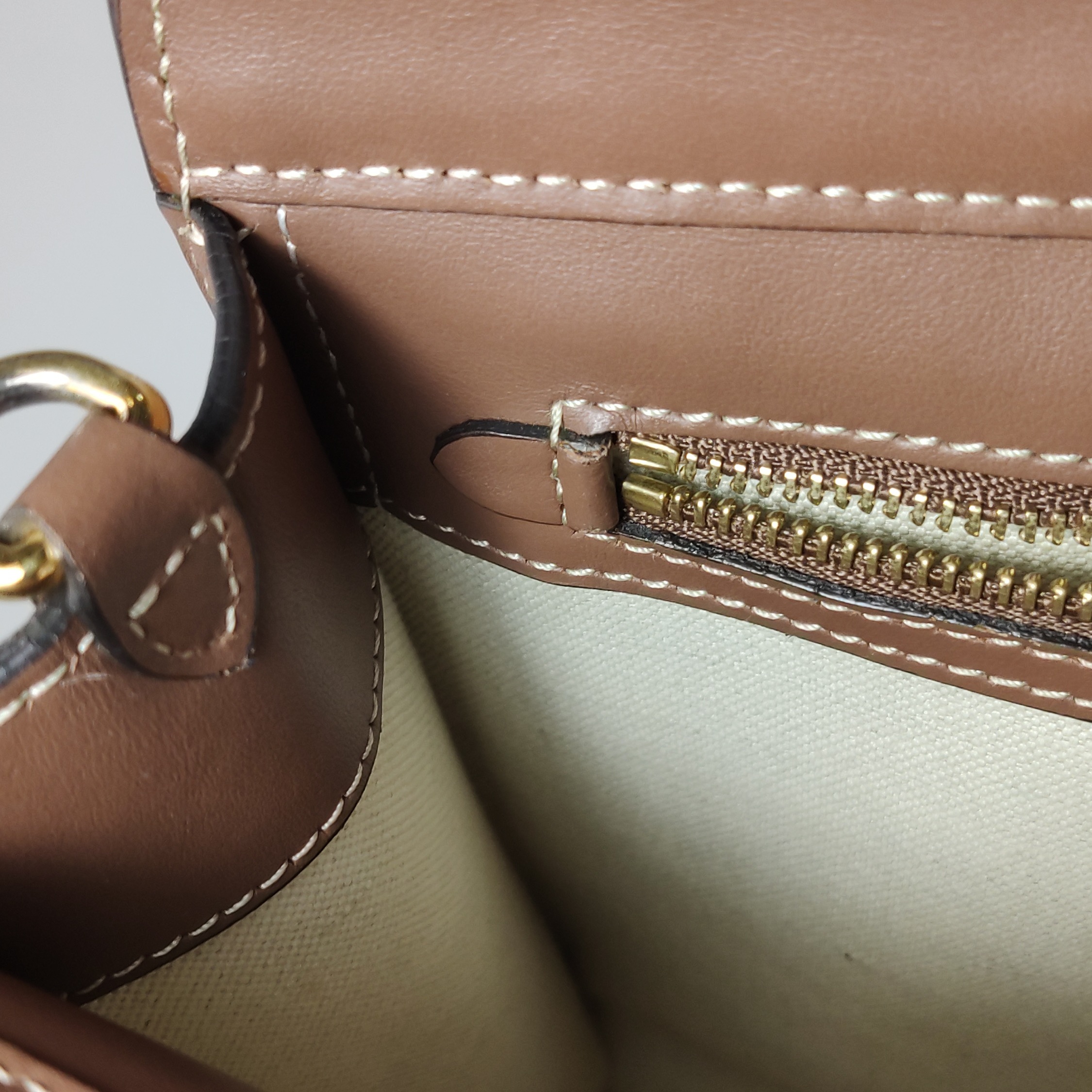 Burberry Logo Pocket Tote Canvas with Leather Mini — photo 10 of 22