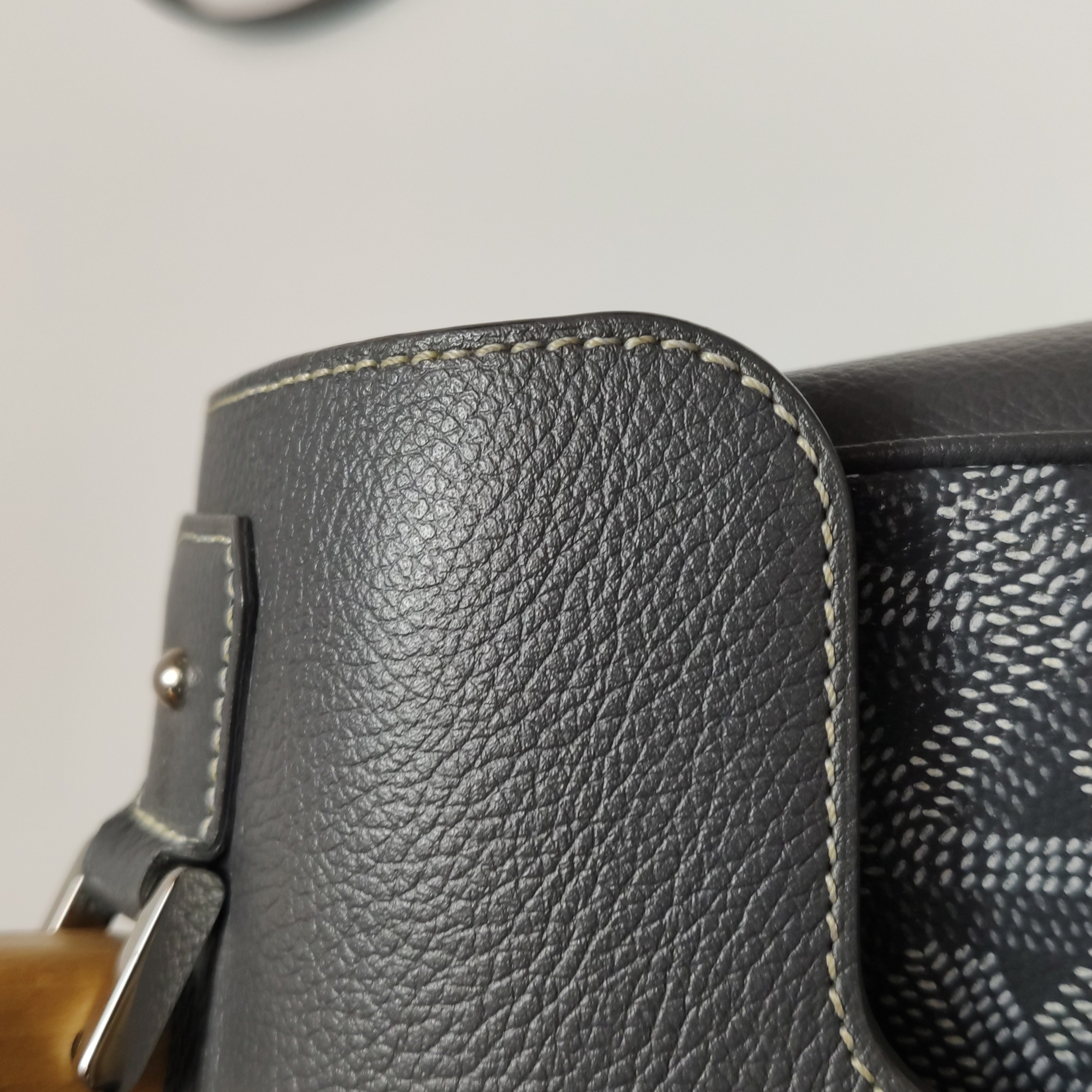 Goyard Saigon Top Handle Bag Coated Canvas with Leather Mini — photo 10 of 15