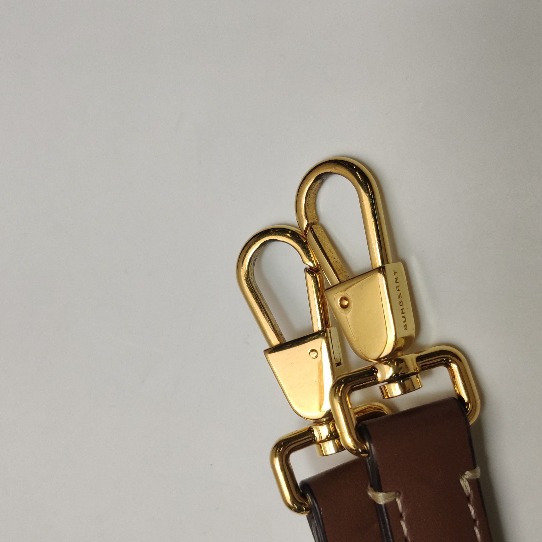 Burberry Logo Pocket Tote Canvas with Leather Mini — photo 12 of 22