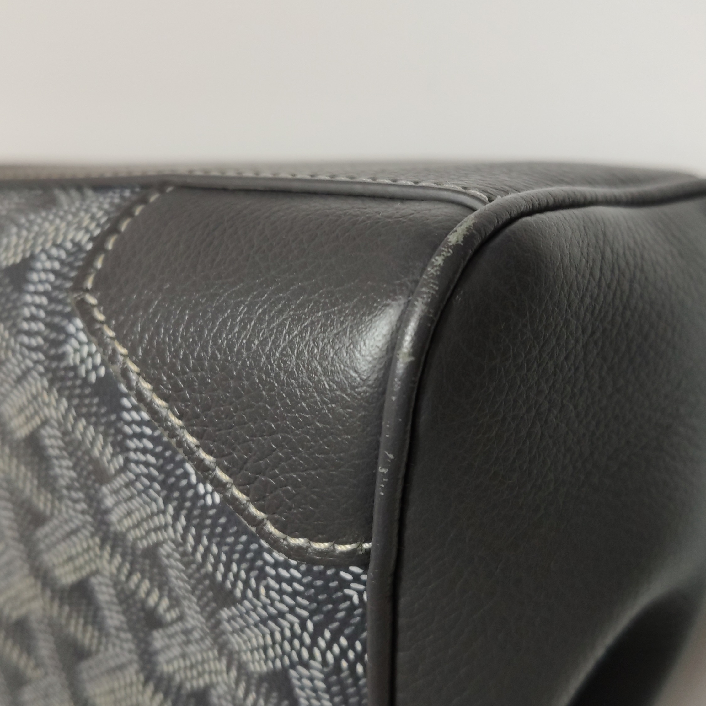 Goyard Saigon Top Handle Bag Coated Canvas with Leather Mini — photo 13 of 15
