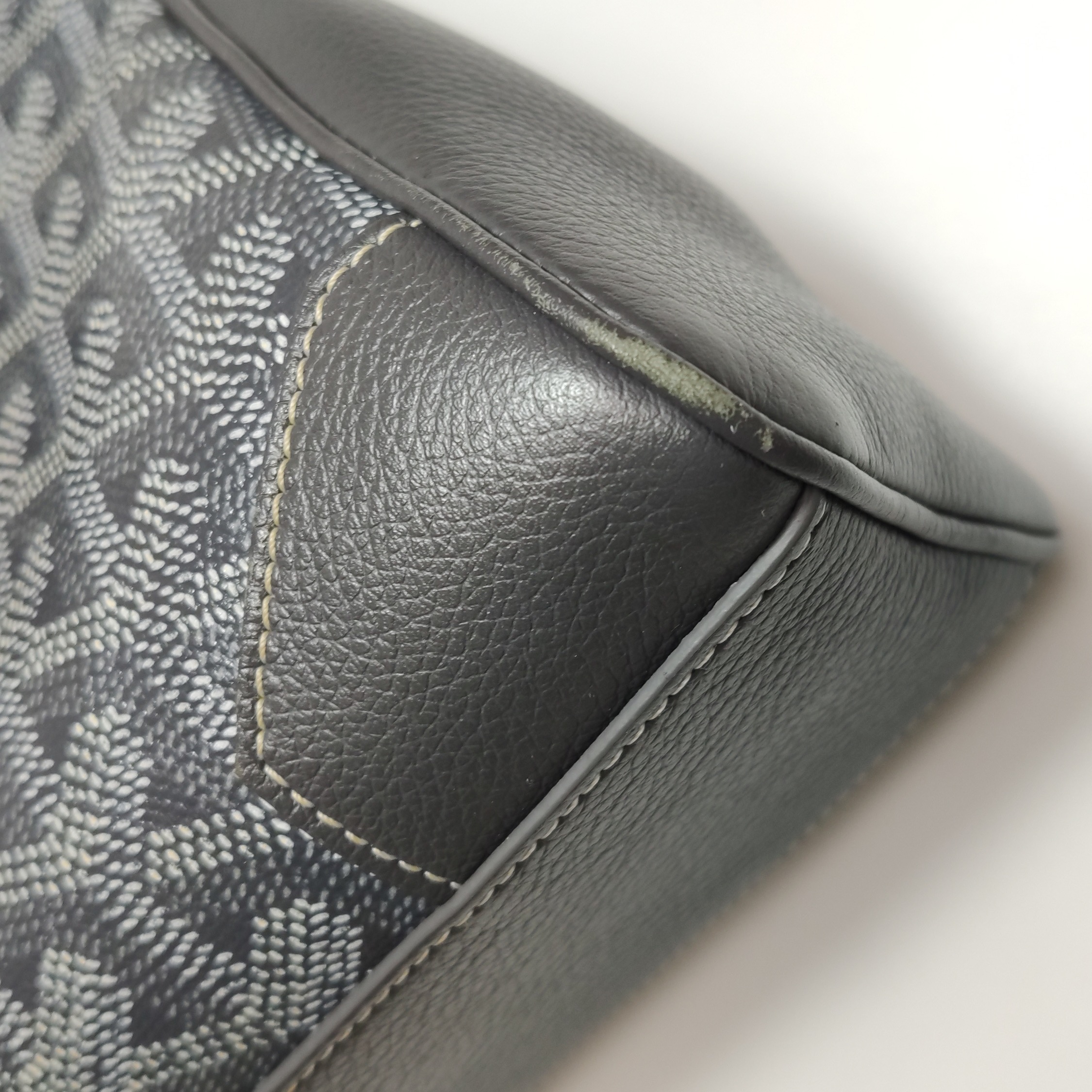 Goyard Saigon Top Handle Bag Coated Canvas with Leather Mini — photo 14 of 15
