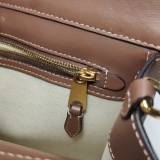 Burberry Logo Pocket Tote Canvas with Leather Mini — thumbnail 14