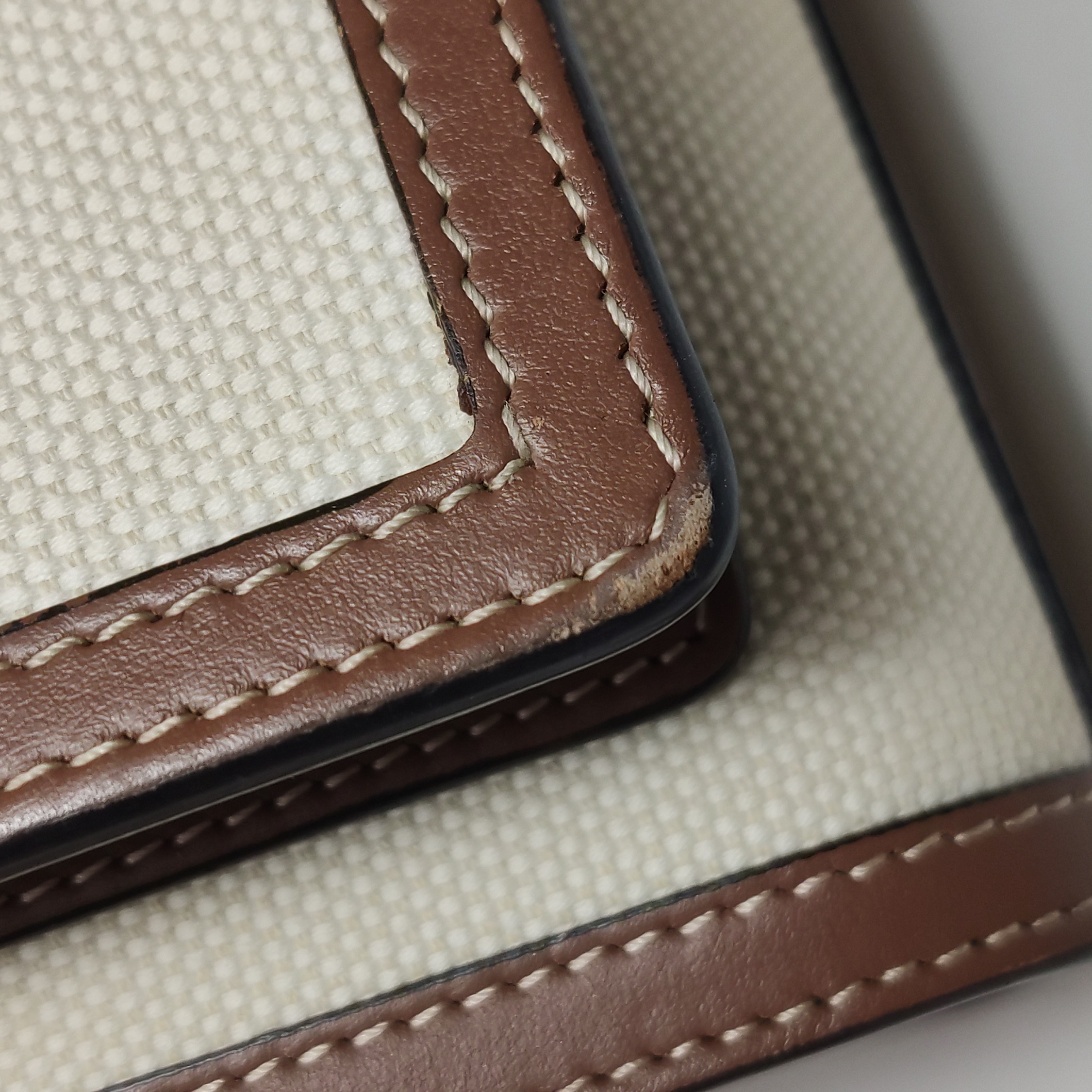 Burberry Logo Pocket Tote Canvas with Leather Mini — photo 15 of 22