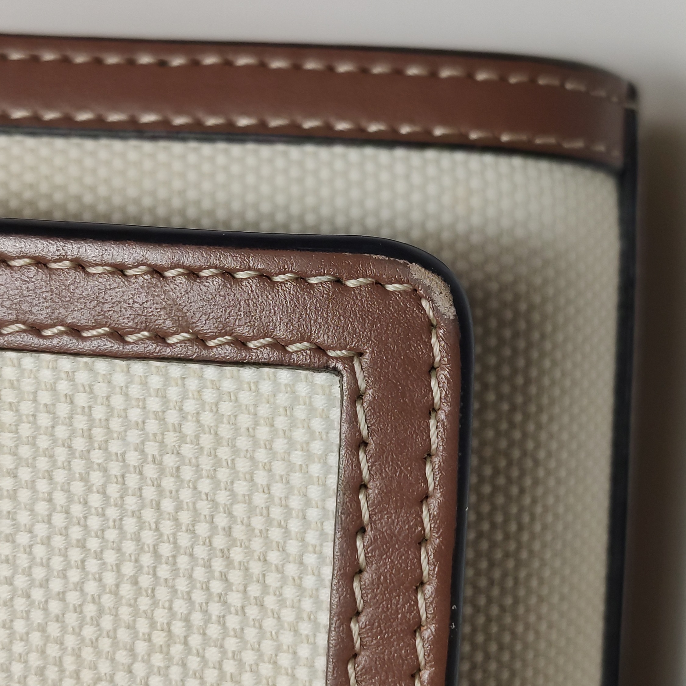 Burberry Logo Pocket Tote Canvas with Leather Mini — photo 17 of 22